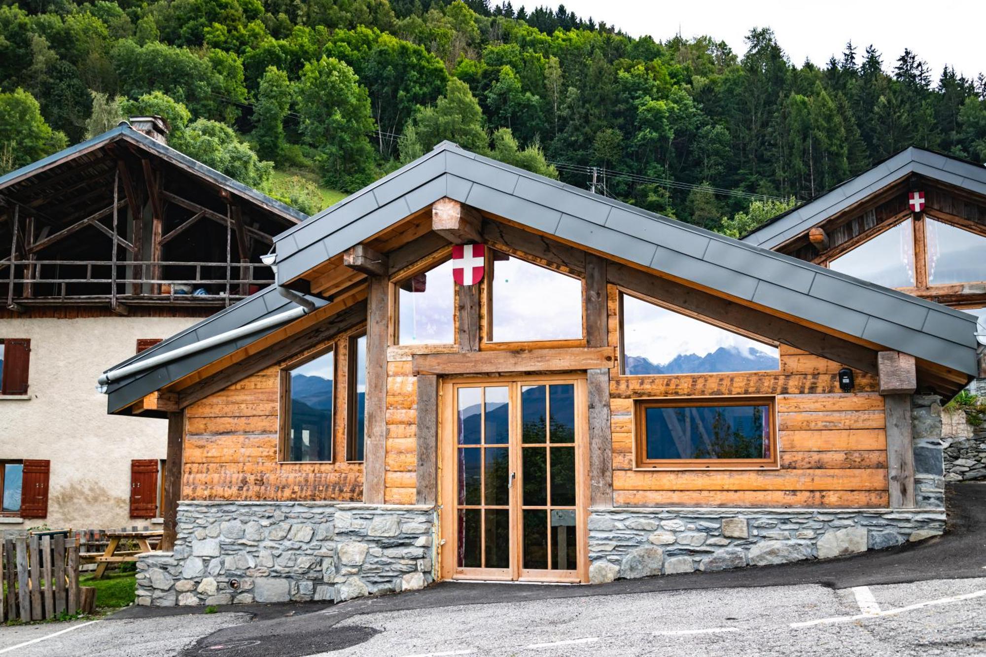 Chalet Balneo Billard La Plagne Savoie Vue Top Εξωτερικό φωτογραφία